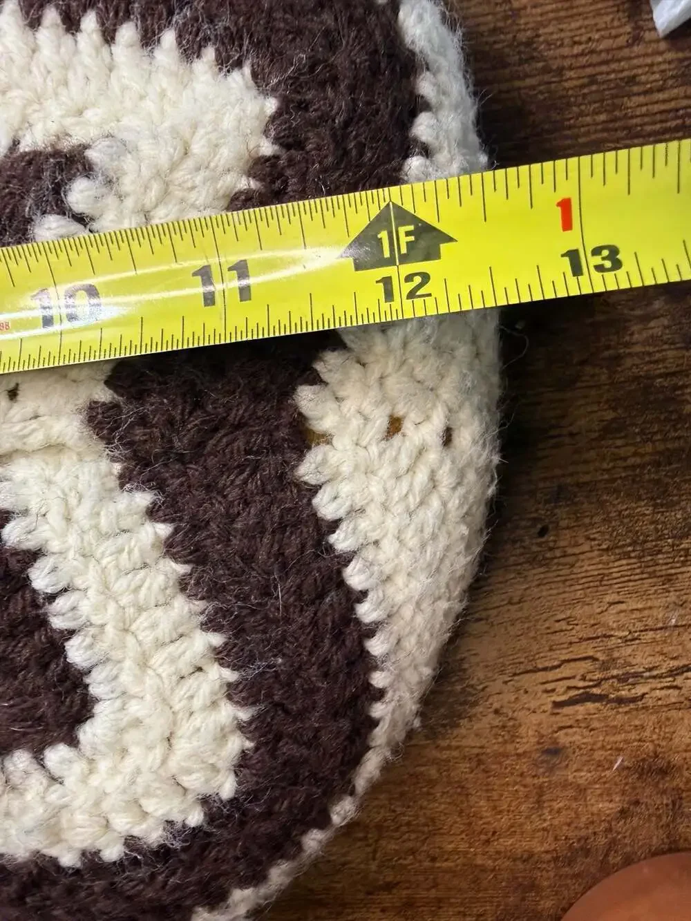 Handmade crochet pillow
